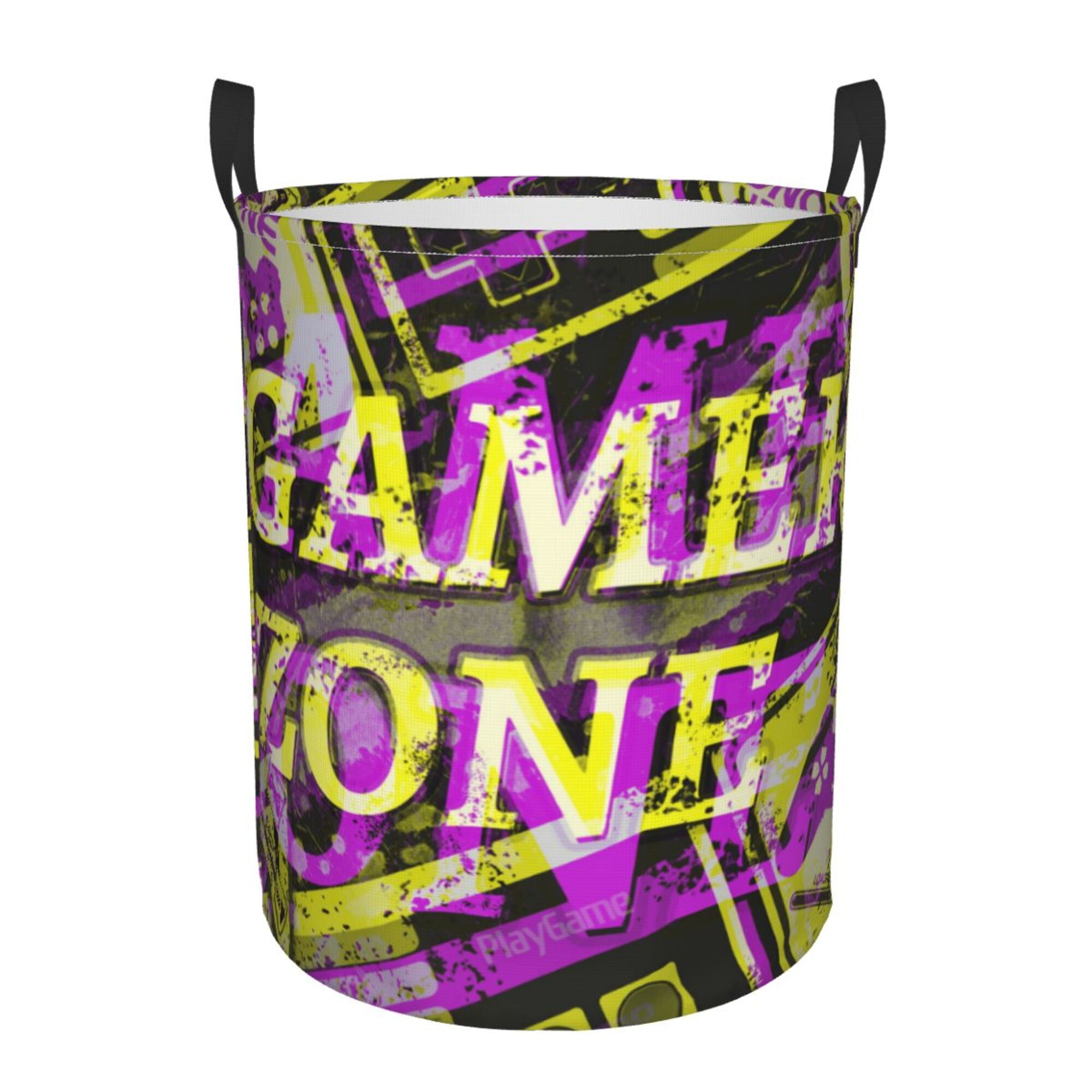 TEQUAN Waterproof Laundry Hampers, Play Games Gamer Zone Pattern