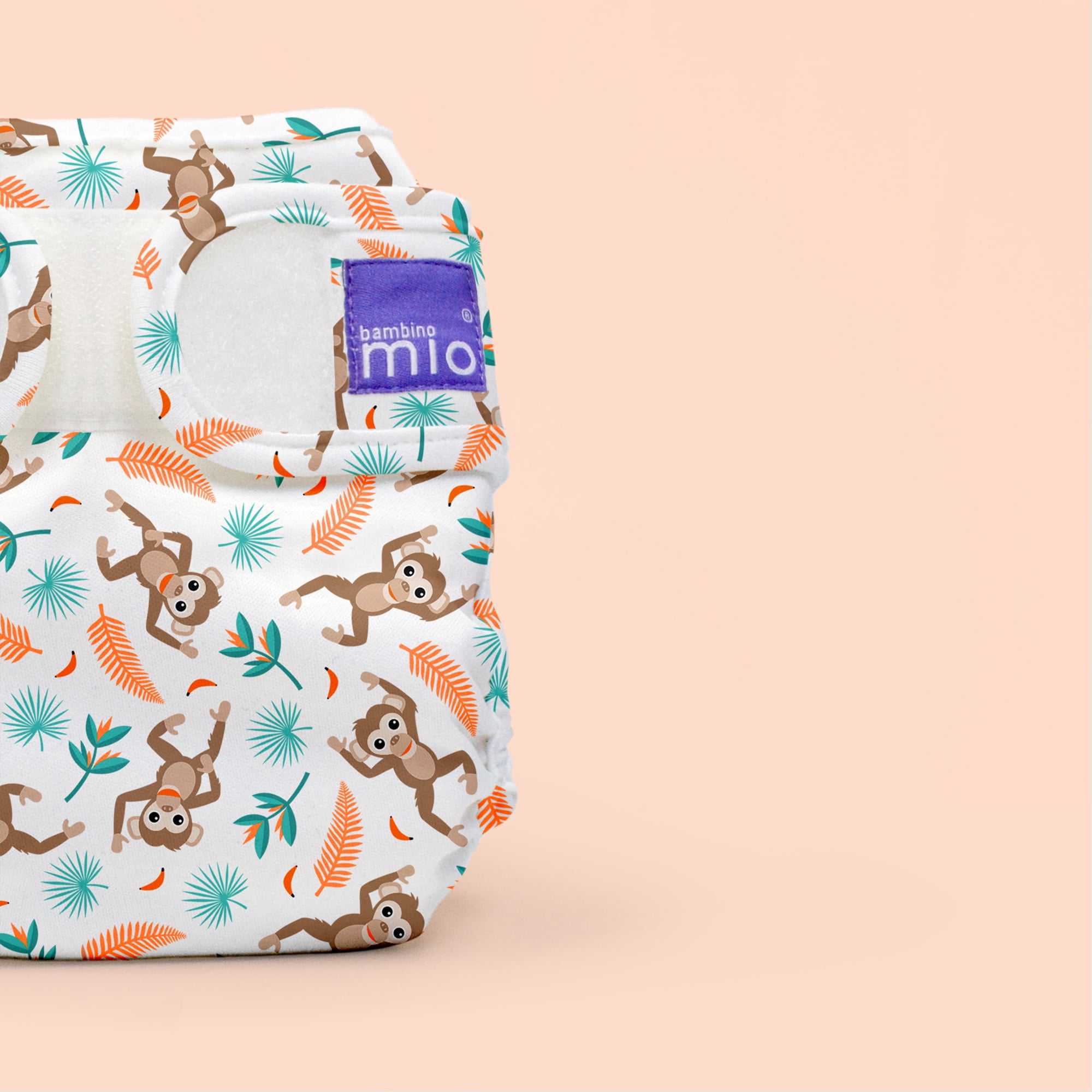 Bambino Mio, miosoft cloth diaper cover, tropical toucan, size 2 (21lbs+)