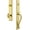 Lifetime Brass, variant on Grandeur 849078 Carre Solid Brass Rose Dummy "S" Grip Handleset - Nickel