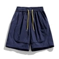 thumbnail image 3 of RFQWOVSR Women's 5" Inseam Athletic Shorts Loose Fit Casual Solid Color Quick Dry Gym Workout Shorts XL, 3 of 4