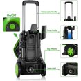 thumbnail image 4 of Electric Pressure Washer-3500PSI Max 2.5GPM Electric Power Washer Power Washers Electric Powered,4 Quick Connect nozzles, 25FT Hose, soap Tank car Wash Machine/Car/Driveway/Patio/Pool Clean Green, 4 of 7