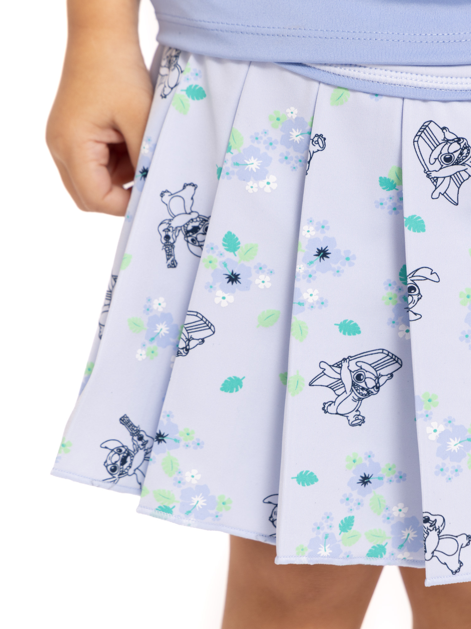 Stitch Toddler Girls Active Tank Top and Pleated Skort Set, 2-Piece, Sizes 12M-3T