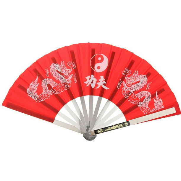 Chino artes es práctica realizar ventilador acero inoxidable shamjiam ventilador de Tai Chi