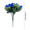 thumbnail image 3 of HuiXinOu 18-Head Artificial Rose Bouquet, Faux Silk Flower Arrangement, Suitable for Wedding Centerpieces, Home Table Decor and Office Parties, Elegant and Lifelike, 3 of 6