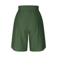 thumbnail image 5 of Hurxie Mens Casual Beach Shorts Breathable Drawstring Waist Lightweight Outdoor Hiking Summer Shorts with Pockets Army Green,M, 5 of 7