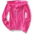 thumbnail image 2 of Sudadera con capucha y cremallera Aeropostale para mujer color rosa grande, 2 of 2