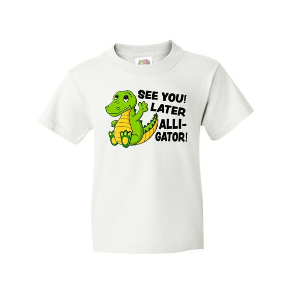 Inktastic See You Later Alligator Youth T-Shirt