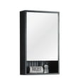 thumbnail image 5 of Fine Fixtures Venezian Medicine Cabinet Black 18" N/A, 5 of 5