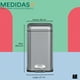 thumbnail image 4 of Mubson Bote de Basura Cuadrado 20 L de Acero Inoxidable con Pedal Pubel, 4 of 5