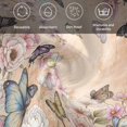 thumbnail image 6 of Vintage Spring Floral Cloth Napkins, Elegant Flowers Butterflies Farmhouse Washable and Reusable Dinner Napkins Set of 6, Table Napkin for Kitchen Party Birthday Wedding Hotel Housewarming 20"x20", 6 of 9