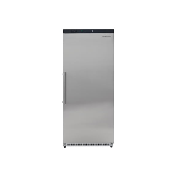 Hamilton Beach 19.2 Cu. ft. commercial up right refrigerator W:30.6" x L:27.4" X H:74.4" (Stainless Steel)