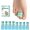 Patterned(8 Pack), variant on Welnove Hammer Toe Straightener - 8 Pack Broken Toe Wraps & Toe Splints for Crooked, Curled & Bent Toes, Corrector, Multi-Size, Patterned
