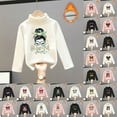 thumbnail image 2 of FUZHIQ Girls Long Sleeve Dot Kids Baby Boys Girls Shirts High Collar Soft Tops T Shirt Unisex Pullover Sweatshirt for 9-10 Years, 2 of 2