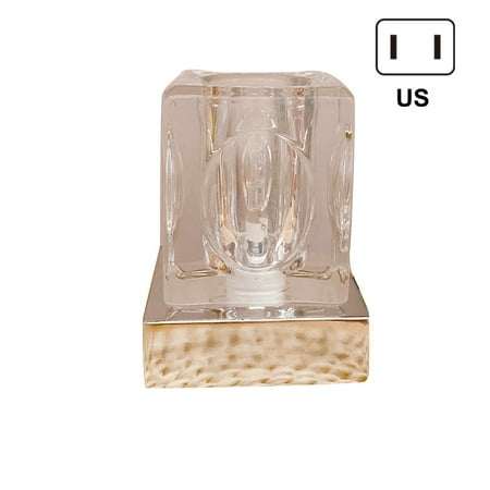 

Flameless Crystal Aroma Lamp Pluggable Fragrance Light Decorative Soft Night Light for Home Living Room