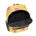thumbnail image 6 of FORMRS School Backpack with Front Zippered Pocket 12" Student Travel Daypack, Yellow Stars, 6 of 6