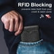 thumbnail image 4 of Wallet GSOIAX Cartera delgada para hombre de piel auténtica RFID Carbon, 4 of 6