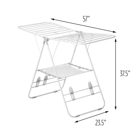 Honey Can Do Heavy-Duty Folding Gullwing Laundry Drying Rack, (Best Clothes Drying Rack)