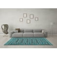 thumbnail image 3 of Ahgly Company Indoor Rectangle Persian Light Blue Traditional Area Rugs, 7' x 9', 3 of 4