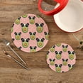 thumbnail image 7 of SKYSONIC Cute Avocado Summer Pot Holders Trivets, 2 Pcs Heat Resistant Trivets,Panda Blinder Pink Cotton Thread Weave Mats for Hot Pads Pans Pot Bowl Teapot for Kitchen Decor, 7 of 7