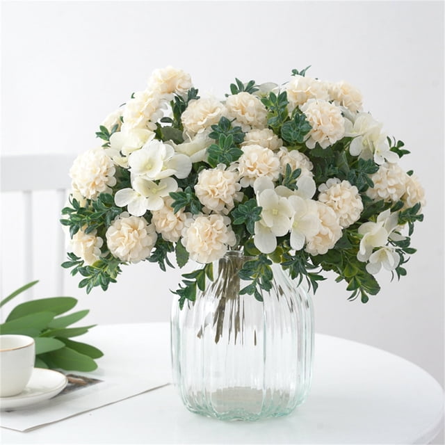 Flores artificiales, flores falsas, flores de imitación, juego de regalo para mujer, flores de imitación, decoración del hogar, boda, flores de mano, pared, flores artificiales, rosas pegadas