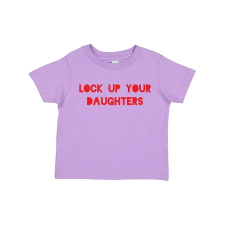 

Inktastic Lock Up Your Daughters Gift Toddler Boy or Toddler Girl T-Shirt