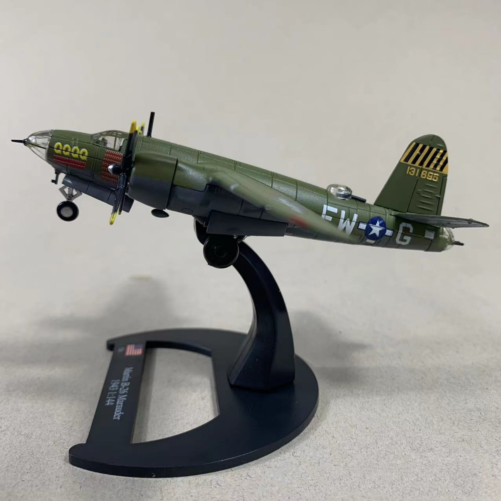 JIAHAOO Martin B-26 Marauder Bomber Model Airplane for Aviation Fans Unique and Memorable Gift Idea