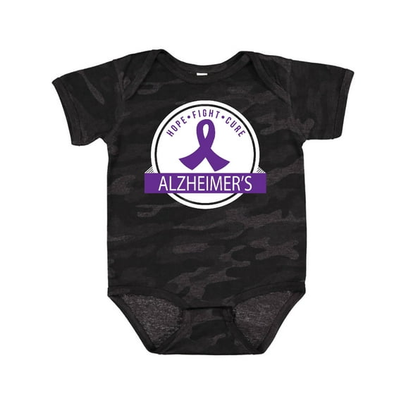 Inktastic Alzheimers Awareness Month Hope Fight Cure Boys or Girls Baby Bodysuit