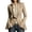 Khaki #024, variant on Blazers for Women Vintage Floral Embroidered Bell Sleeve Cinched Waist Lapel Fall Casual Jacket, S