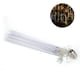 thumbnail image 1 of Cadena de luces LED de carámbano, luz de estrella fugaz para exteriores, balcón, jardín, decoración navideña, 8 piezas, tubo de 50 cm, 1 of 8