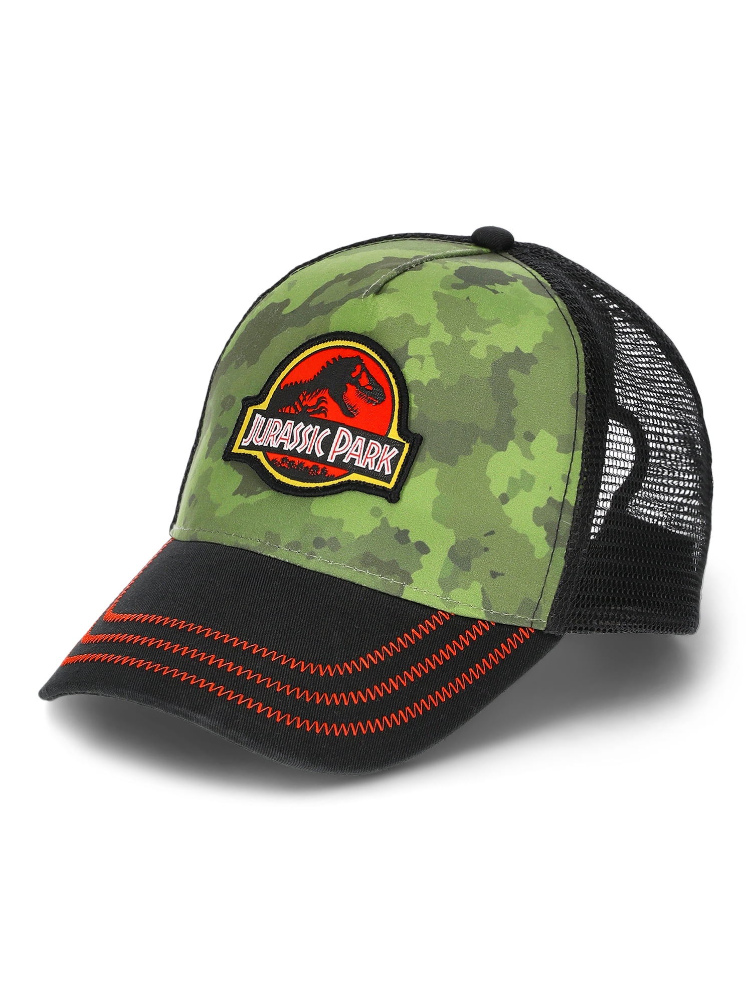 Jurassic Park Boys Classic Camo Baseball Cap Black
