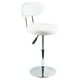 thumbnail image 1 of Silla Giratoria FURWOO Piel Sintética Blanca para Salón y Oficina, 1 of 8