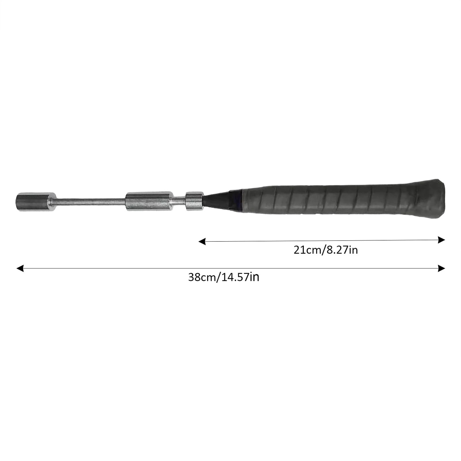 Badminton Swing Trainer with Adjustable Weight & Ergonomic Grip for Power Development