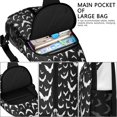 thumbnail image 4 of Sling Backpack,Black Halloween Bat Silhouettes Crossbody Bag with Water Bottle Holder,Waterproof Sling Bag for Men/Women with Chest Phone Holder for Hiking,Travel, 4 of 6