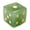 Green Dongling, variant on 16mm Natural Crystal Dice with Embossed Gold Pips Single 6-Sided Healing Crystal Die for Tarot Divination Tabletop Board Games & Home Decor Protein