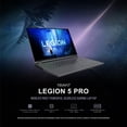 thumbnail image 2 of Lenovo Legion 5 Pro 16IAH7 (82S00003US) Gaming Laptop – 16" WQXGA (2560 x 1600), Intel Core i7-12700H, NVIDIA GeForce RTX 3050 Ti, 16GB DDR5 RAM, 512GB SSD – Storm Gray, 2 of 9