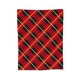 thumbnail image 5 of LNWH Classic Green Christmas Tattoo Red Pattern Throw Blanket, Flannel Sofa Blankets for All Seasons, 40"x30", 5 of 8