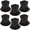 Black, variant on DOVACKA Neck Gaiter Face Mask: Scarf Gator Breathable Balaclava Cooling Cover Masks for Men Women