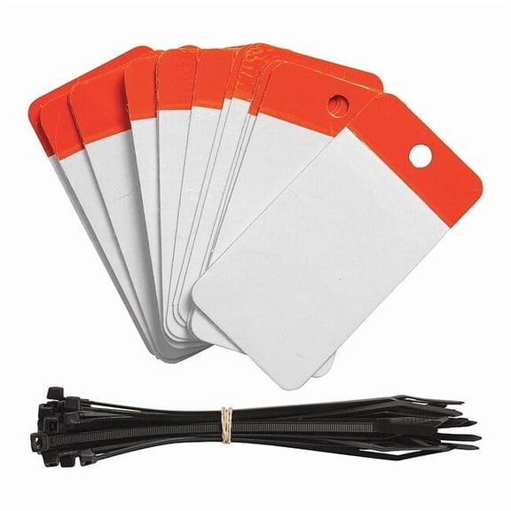 Brady Blank Tag,Polyester,Colored,PK25 102002