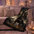 thumbnail image 6 of Rottweiler Dogs Mountain Collage Art, Festive Pet Portrait Pattern, Warm Flannel Blanket for Cabin and Lodge with Detailed Artwork, Dog Lovers autumn celebration Gift, Pet Lover Home Decor, 6 of 9