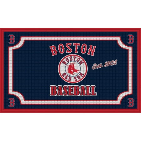 Red Sox Rugs - Boston Red Sox Embossed Door Mat - No Size