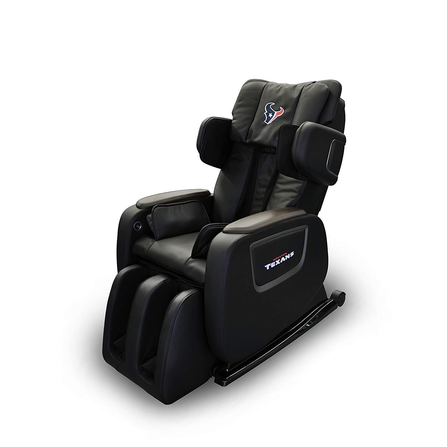 NFL Electric Full Body Shiatsu Massage Chair Foot Roller Zero Gravity Wheat