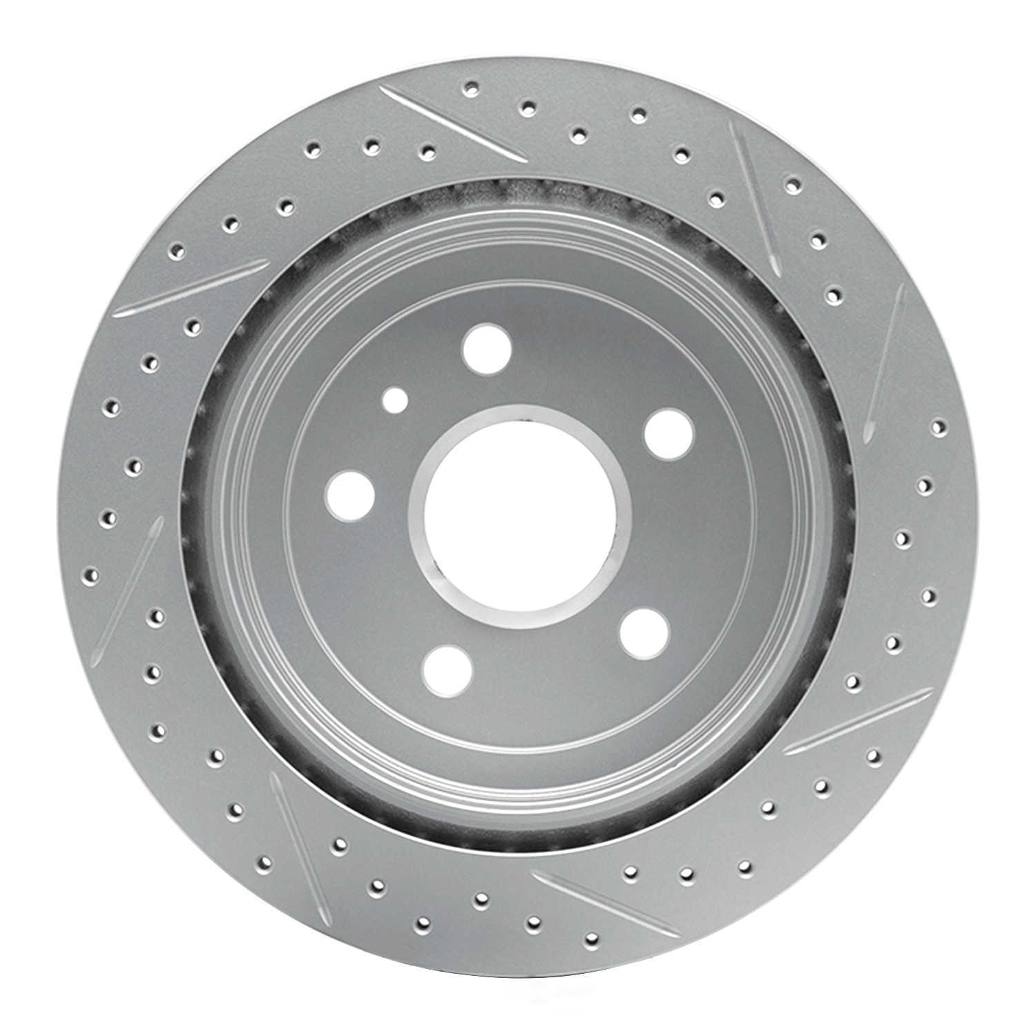 Dynamic Friction Company 830-46024L DFC Geoperformance Rotor - Drilled and Slotted