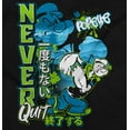 thumbnail image 2 of Popeye Never Quits Asian Inspired Men's Long Sleeve Tee T Shirt Brisco Brands S, 2 of 6