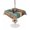 Turquoise, variant on Outdoor Tablecloth with Umbrella Hole for Patio/Picnic/Party/Camping, Texas Star Vintage Waterproof Table Cloth Square Cover Washable, Berry Burnt Orange Brown Wooden (54"x 54")