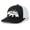 Black/White, variant on Heritage Pride Mens Bear Hat Embroidered Bear Mountain Forest Tamarack Mens Mesh Back Trucker Hat Baseball Cap-Black/Black