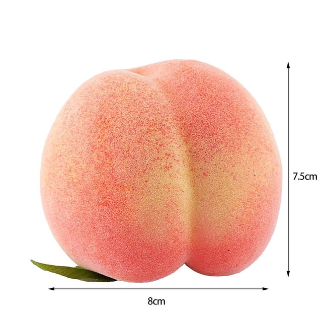 6 Uds Melocotones Artificiales Simulación Melocotones Frutas Accesorios Vívidos Para El Hogar Tienda De Frutas Supermercado Decoración De Escritorio ANGGREK Otros