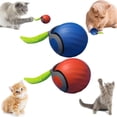 thumbnail image 1 of Juguete interactivo para gatos Speedy Tail 2.0, 2 unidades, naranja y azul, 1 of 6
