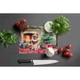 thumbnail image 5 of Pomeranian Cozy Christmas Glass Cutting Board Large 12 in x 15 in, 5 of 5
