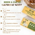 thumbnail image 6 of LeafLea 40 Premium Licorice Root Tea Bags, 100% Pure Licorice Spice , Herbal Infusion to Digestive Comfort, Te De Regaliz, Caffeine-Free, Sugar-Free, 6 of 17