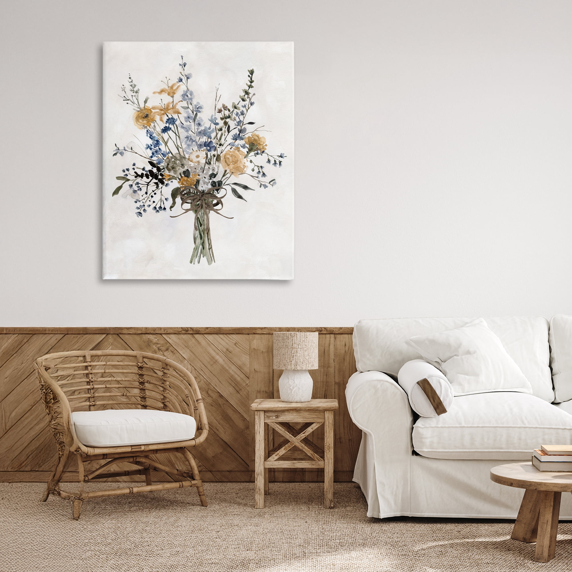 Stupell Industries Delicate Botanicals Bushel Canvas Wall Art, design by Carol Robinson